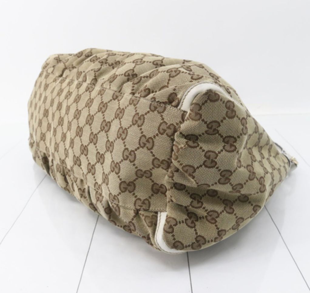 Gucci abbey gg canvas y blanco