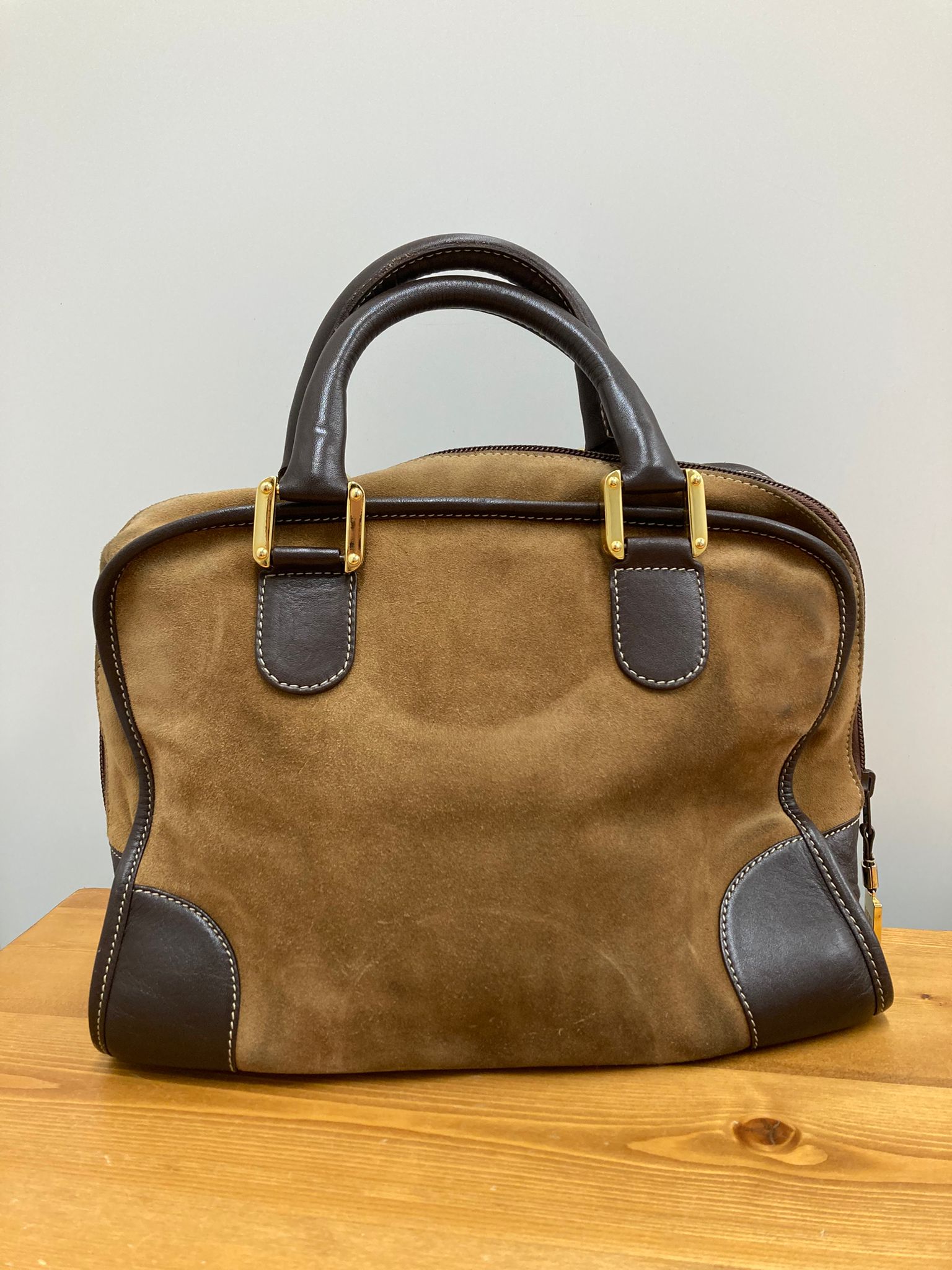 Loewe amazona vintage ante marrón