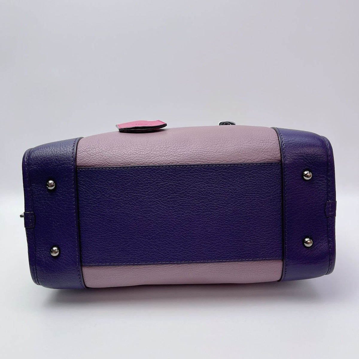 Loewe Amazona 28 Tricolor Malva, Fucsia y Morado · Herrajes Plateados