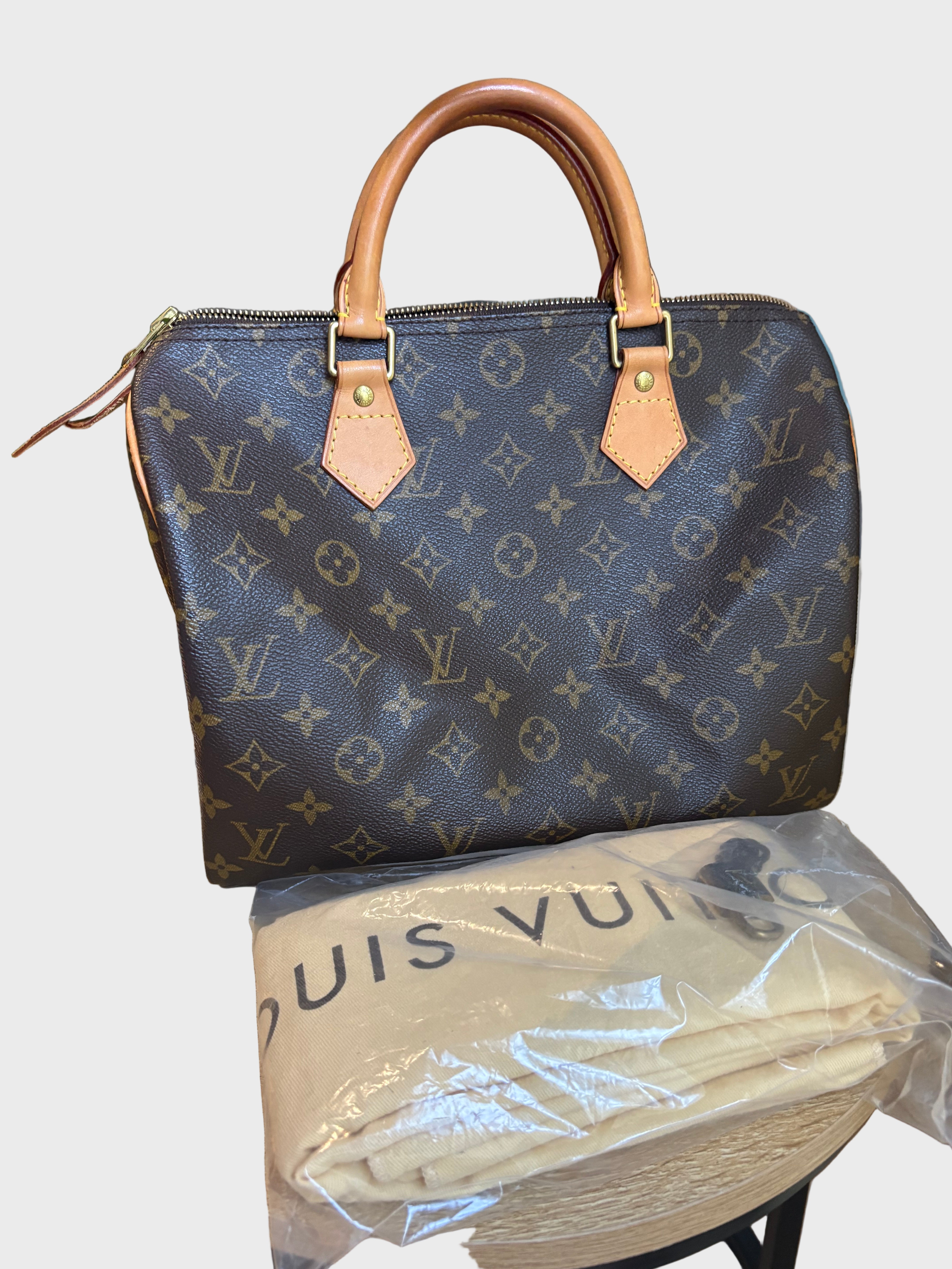 Louis Vuitton speedy 30 canvas monogram