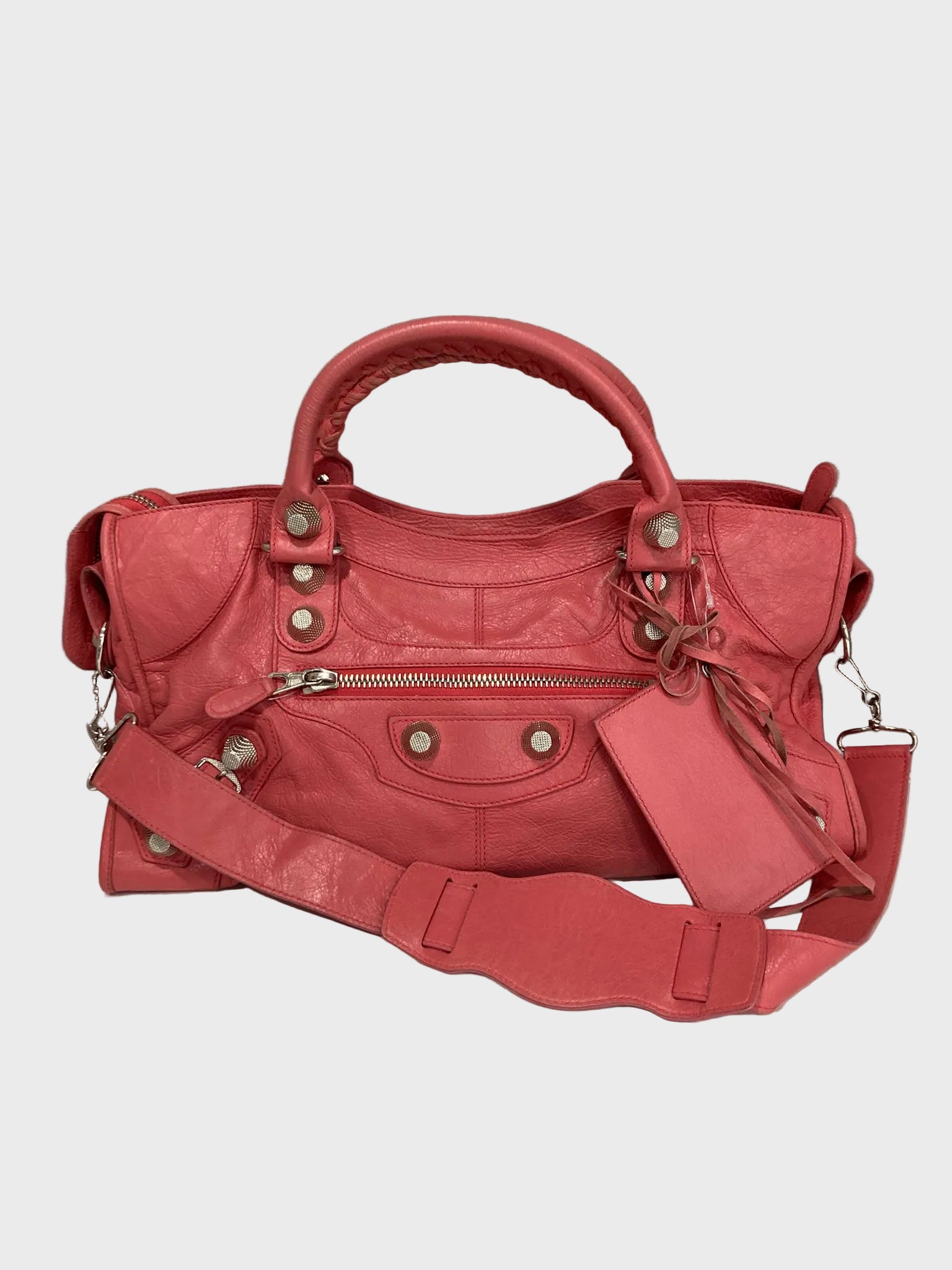 Balenciaga city rosa grande bandolera