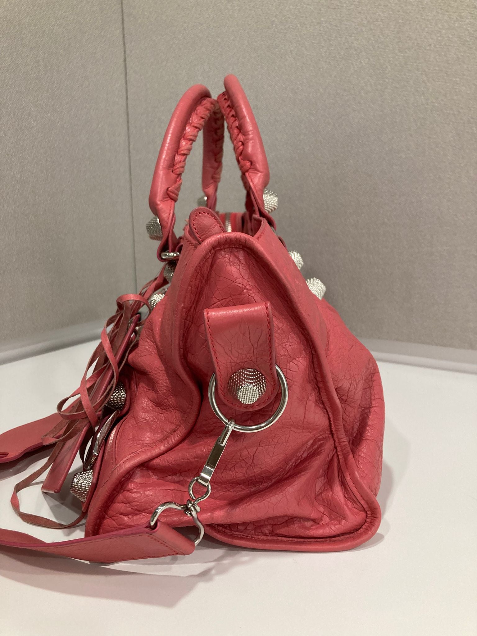 Balenciaga city rosa grande bandolera