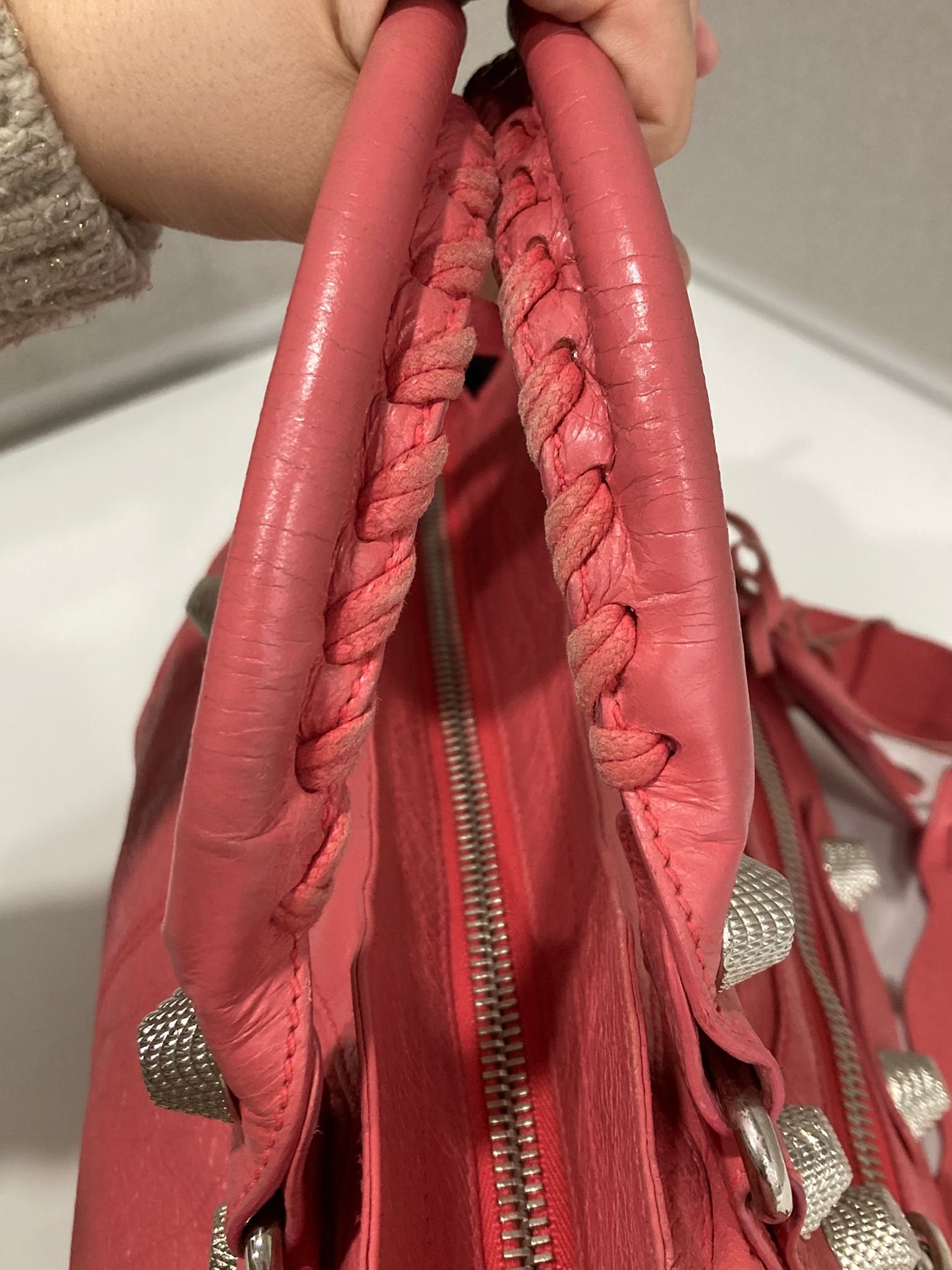 Balenciaga city rosa grande bandolera