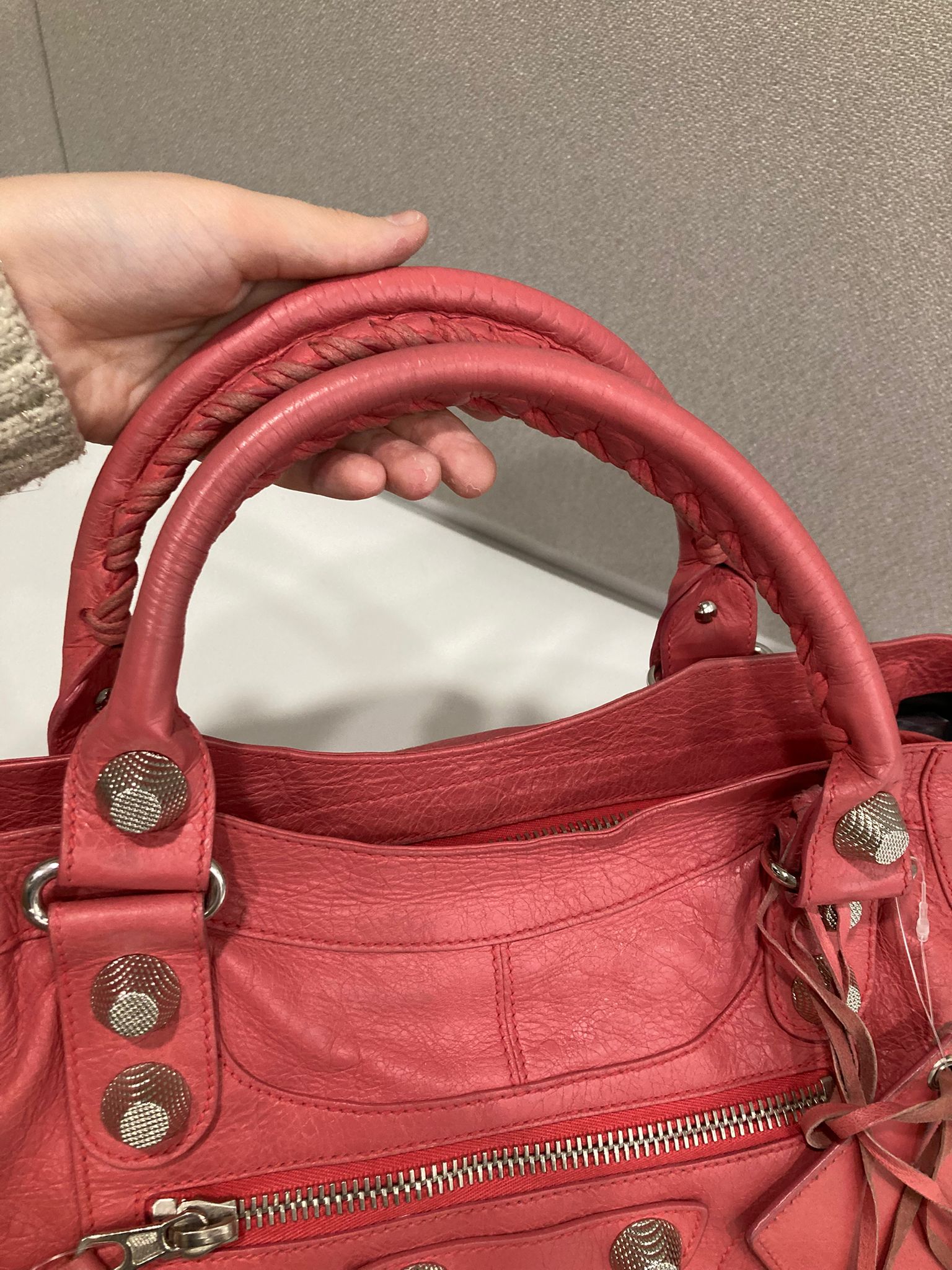 Balenciaga city rosa grande bandolera