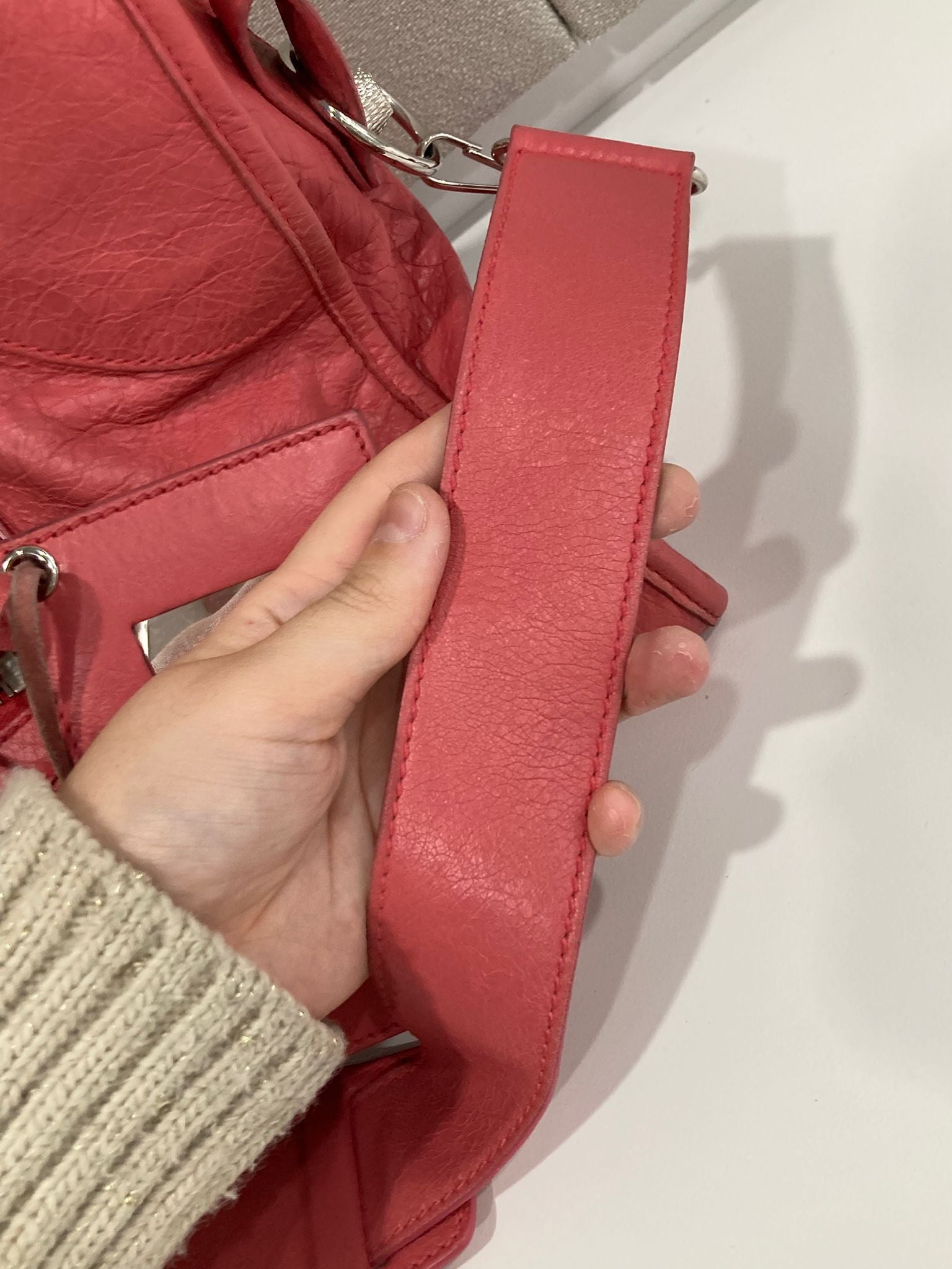 Balenciaga city rosa grande bandolera