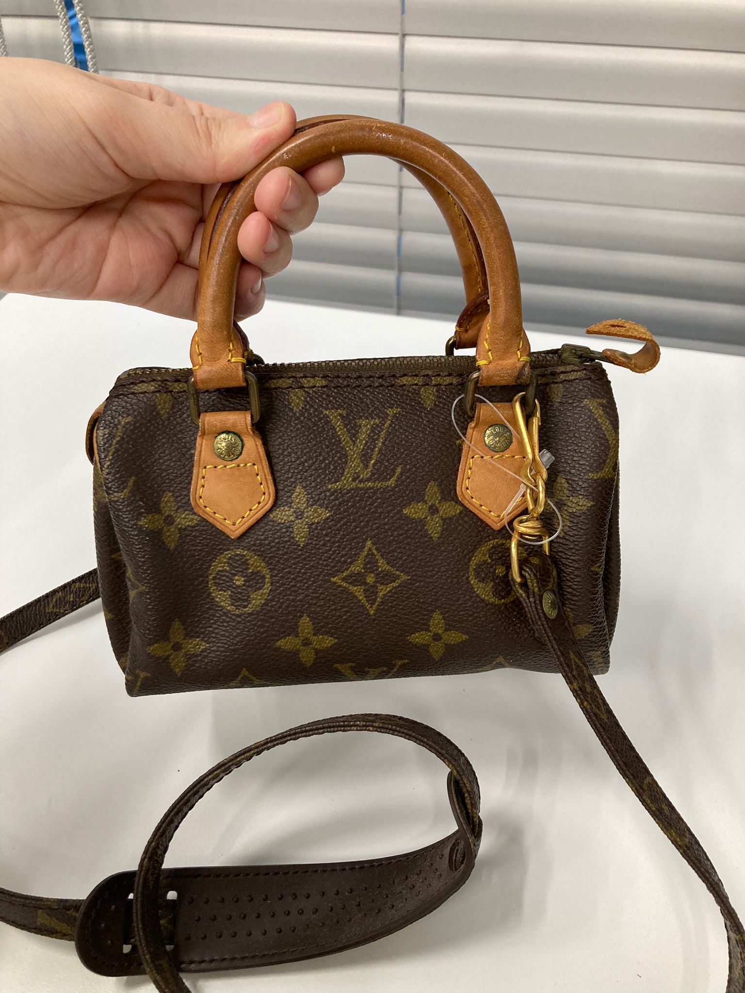Louis Vuitton MINI Speedy con bandolera original