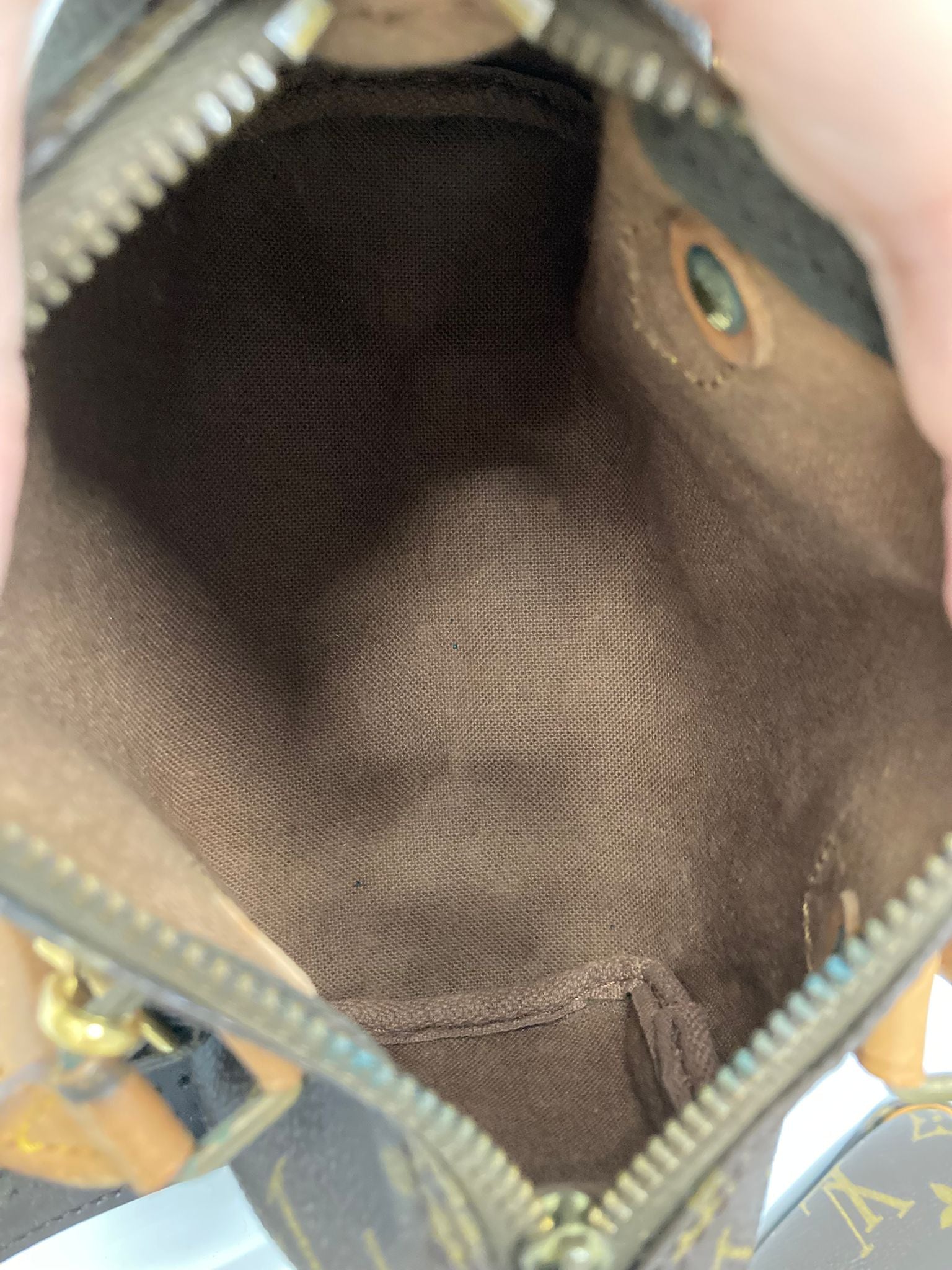 Louis Vuitton MINI Speedy con bandolera original