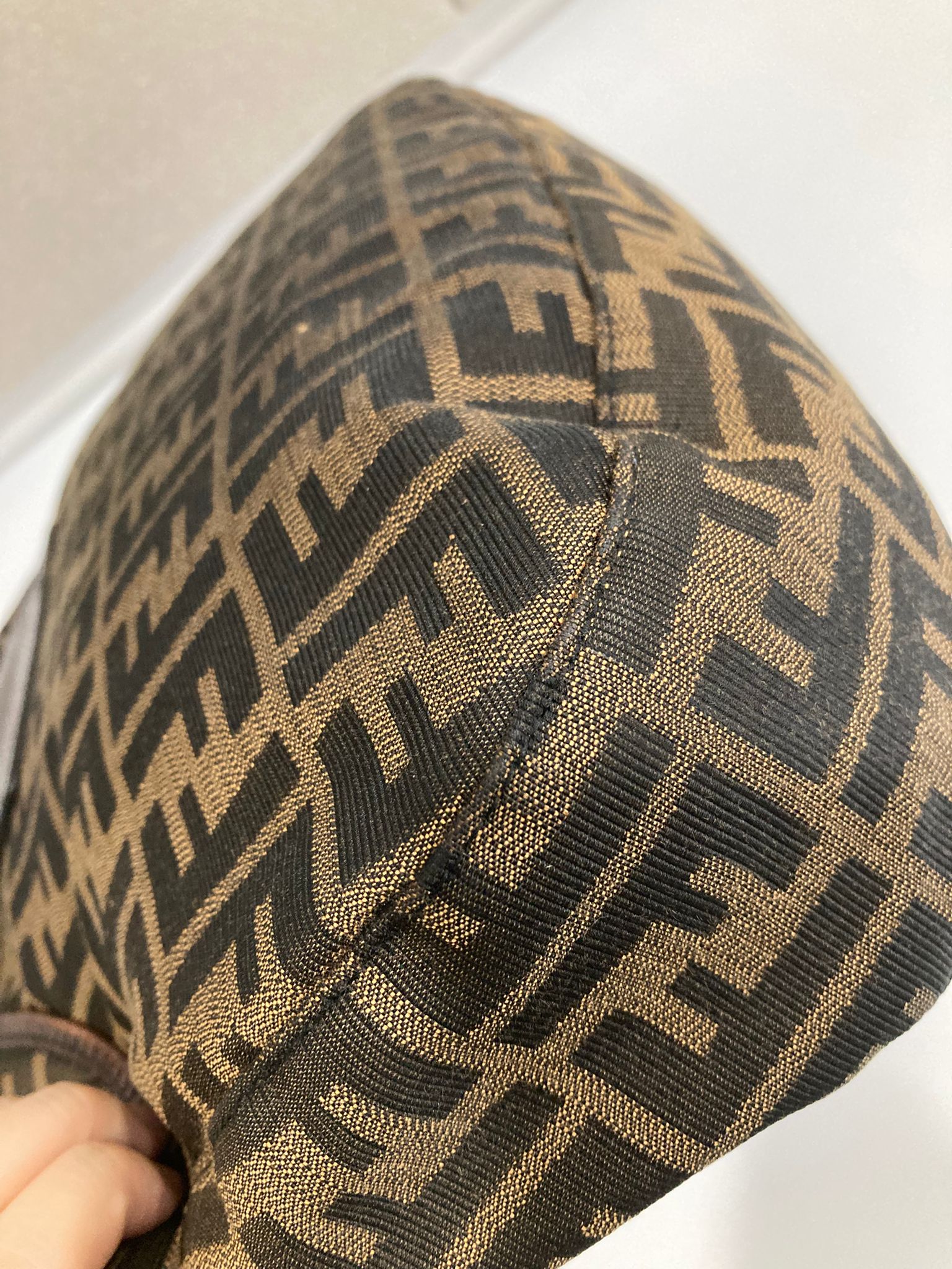 Fendi Zucca Hobo Shoulder Bag