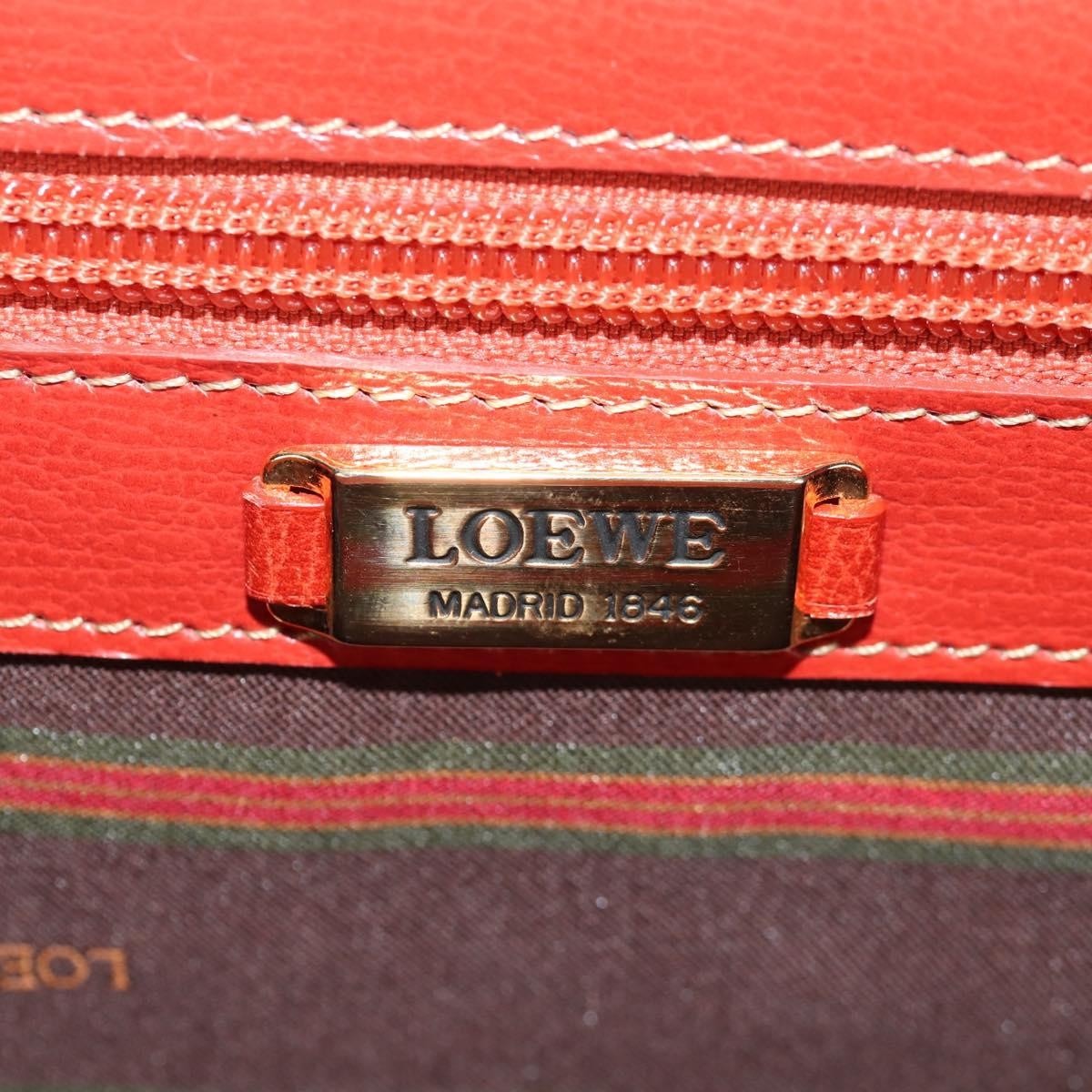 Loewe Vintage Velázquez Top Handle Piel Roja