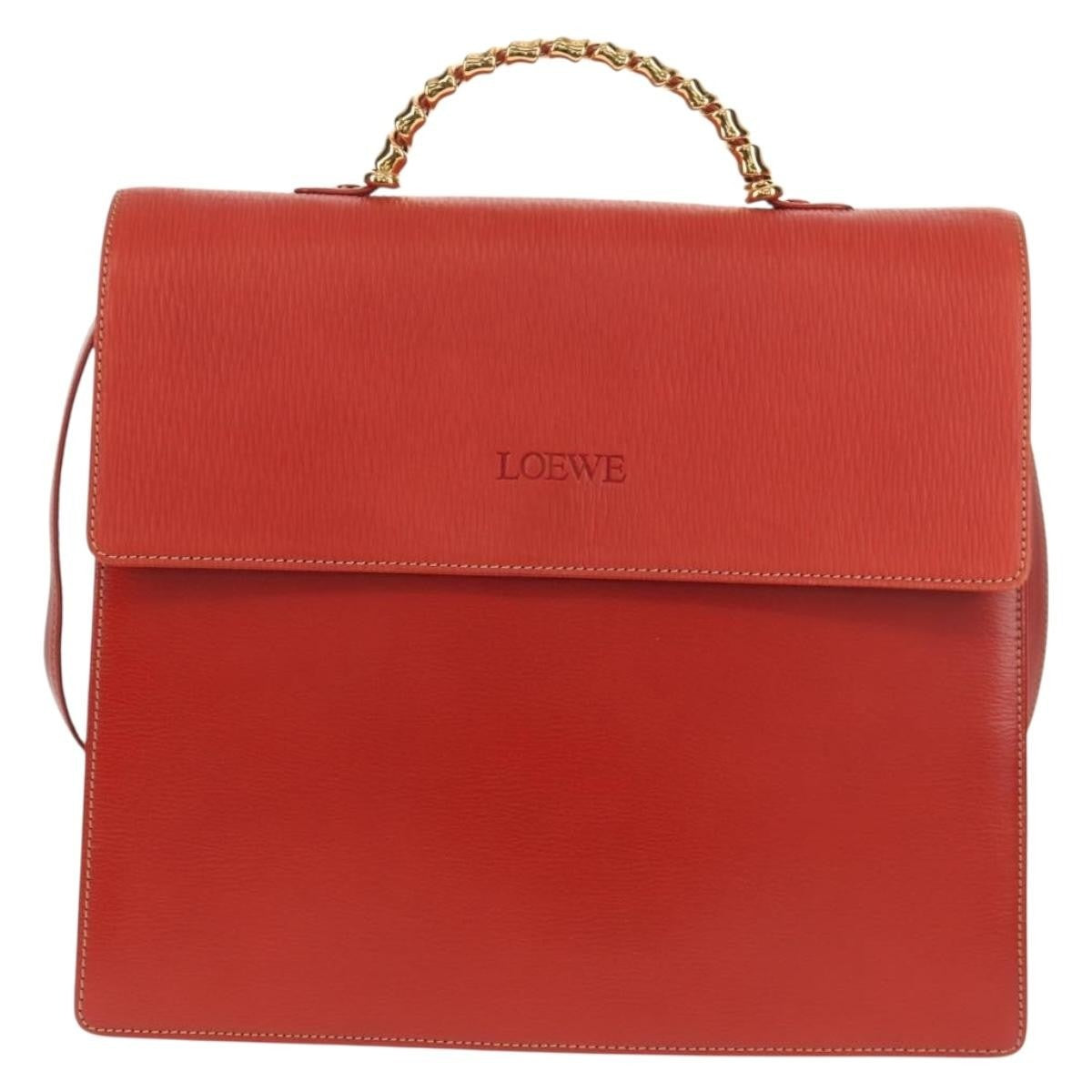 Loewe Vintage Velázquez Top Handle Piel Roja