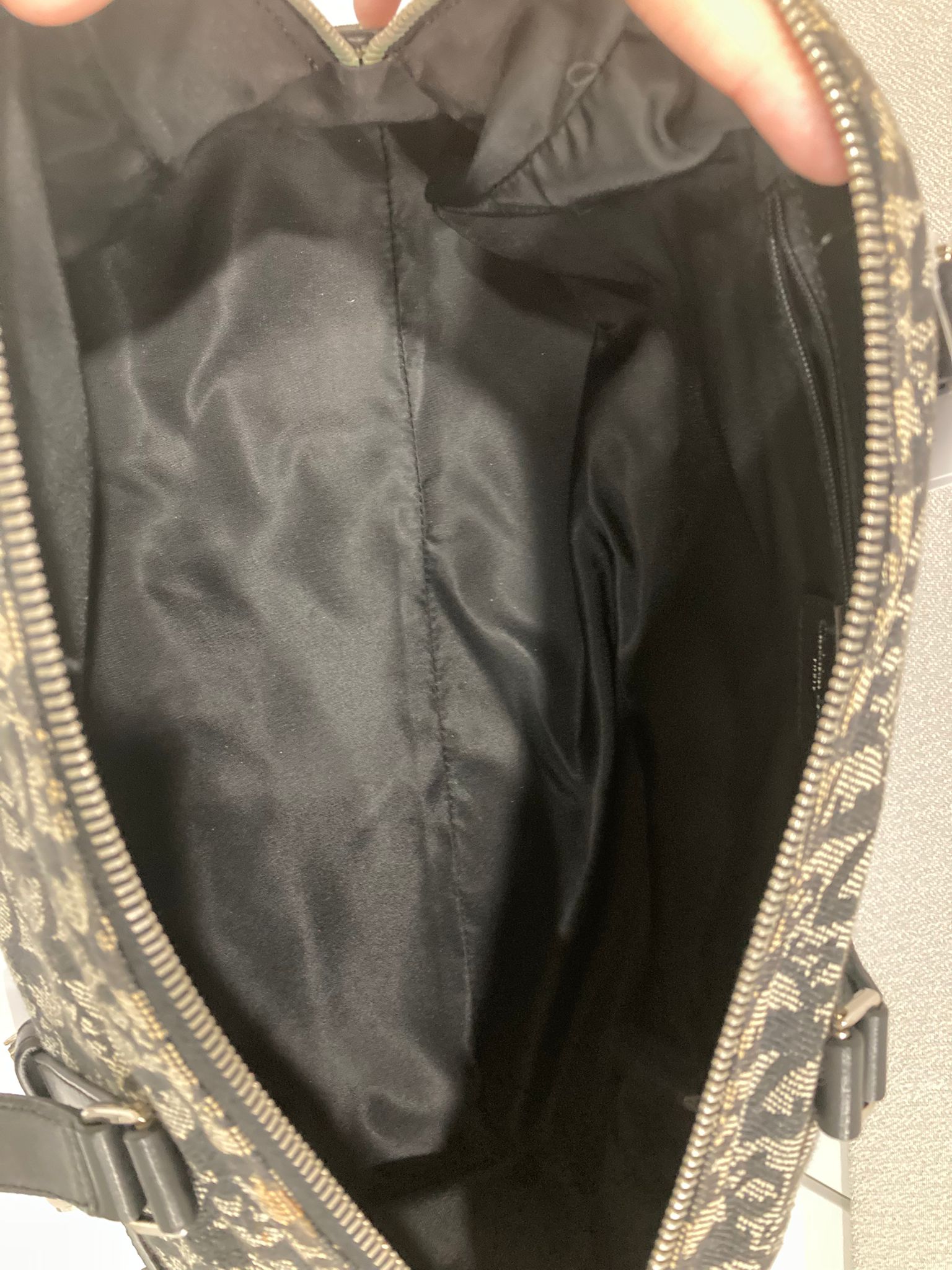 Christian Dior Trotter Boston Bag azul