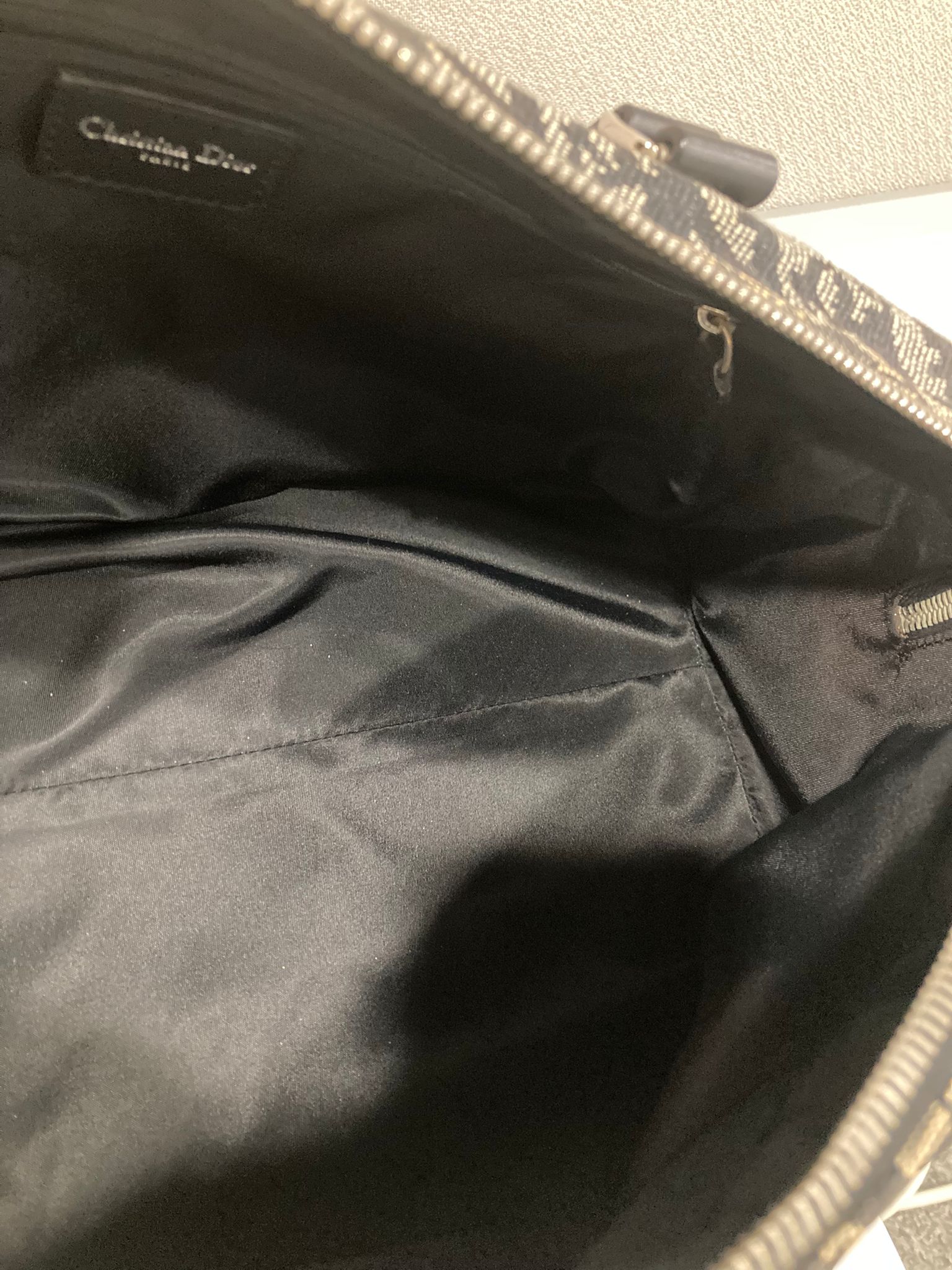 Christian Dior Trotter Boston Bag azul