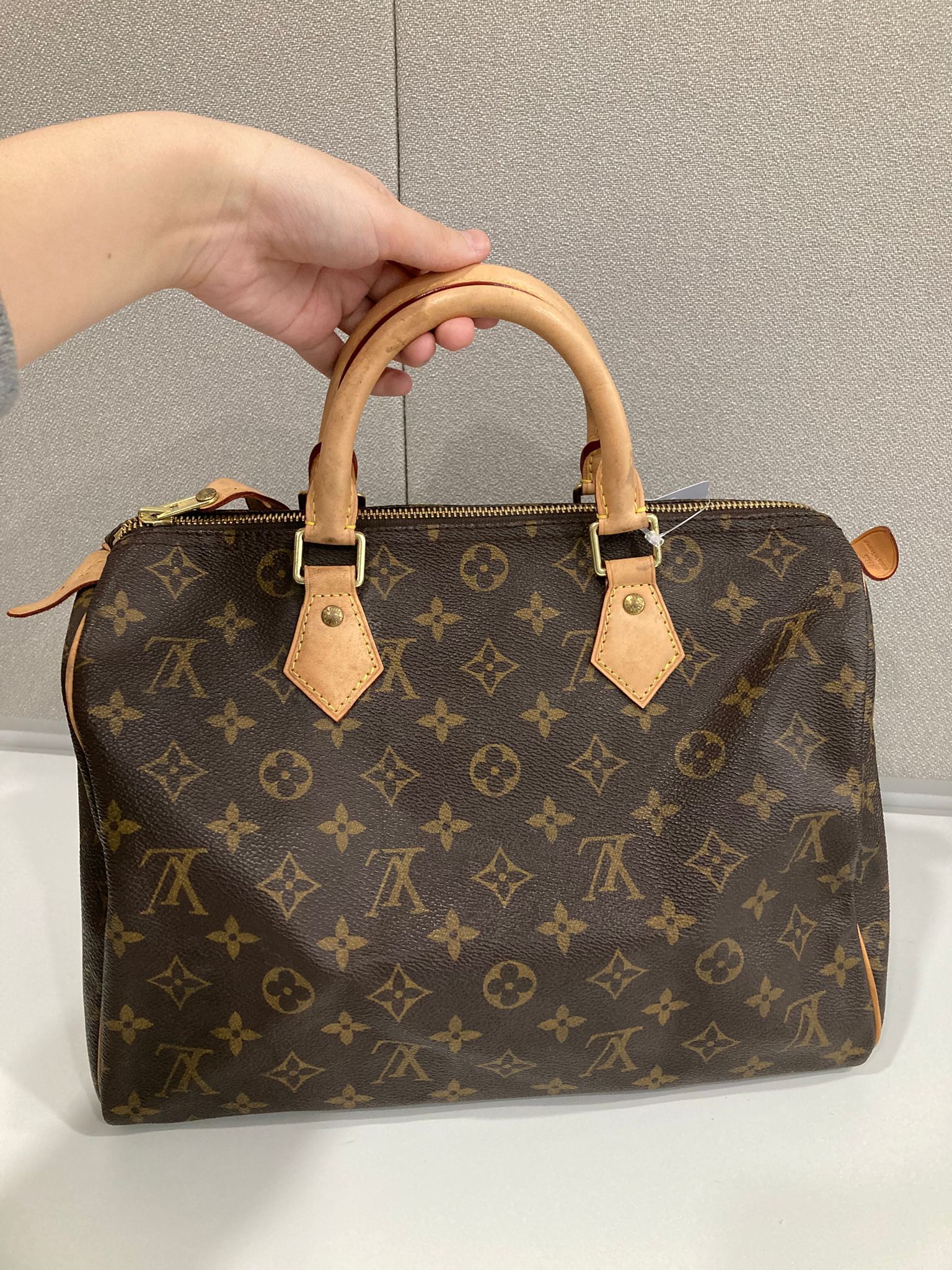 Louis Vuitton Speedy 30 Monogram con bandolera extra