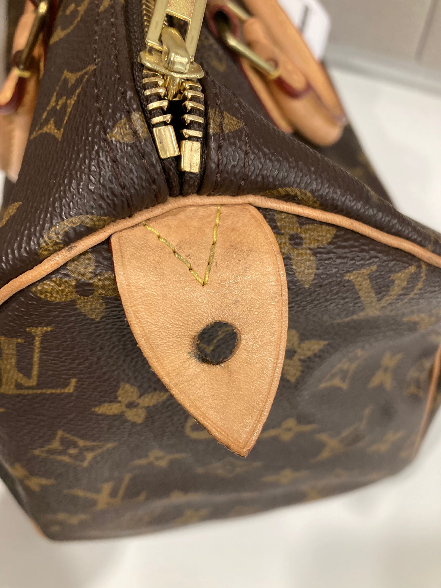 Louis Vuitton Speedy 30 Monogram con bandolera extra