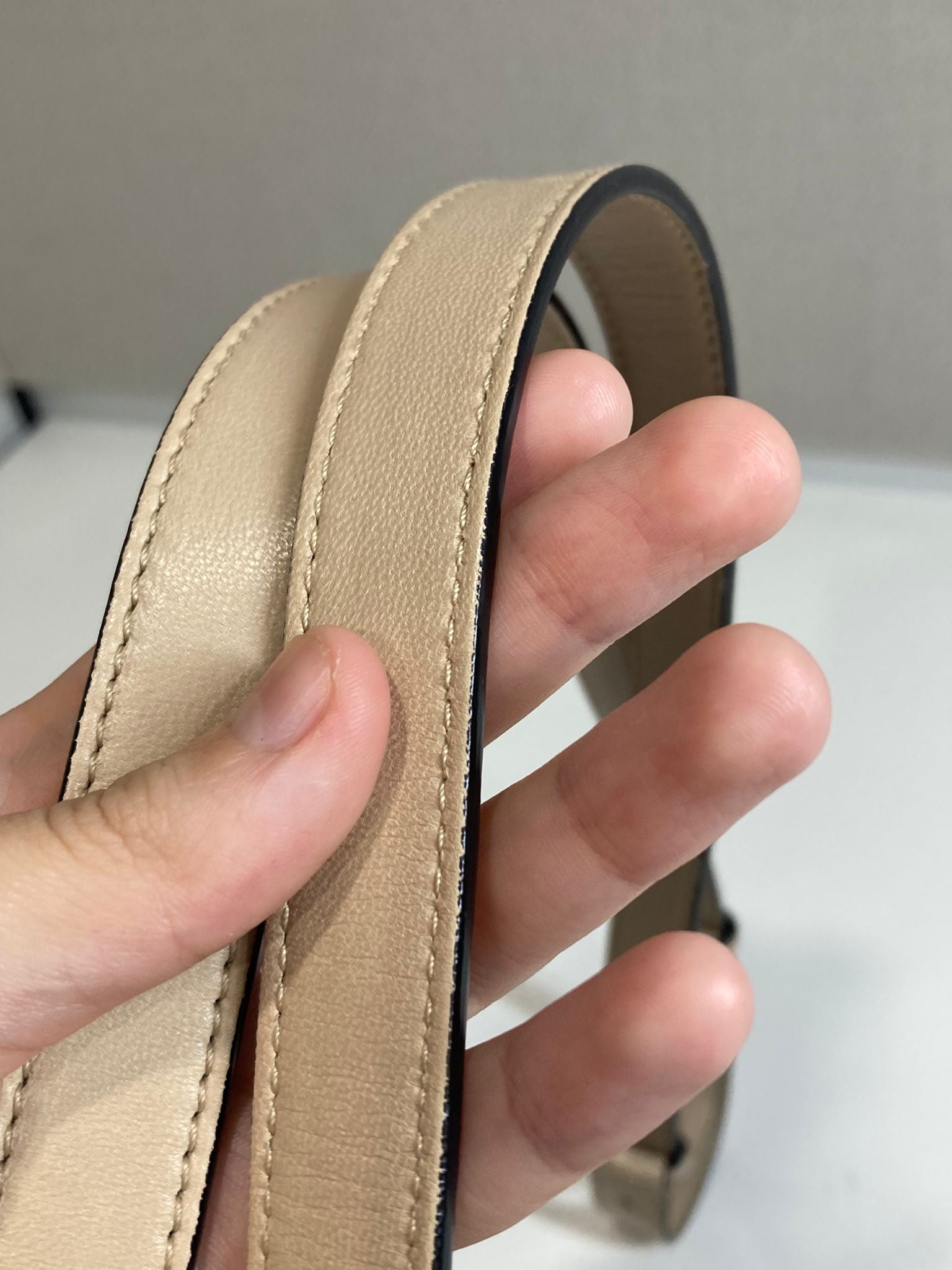 Loewe Flamenco Knot Beige Piel y Bandolera