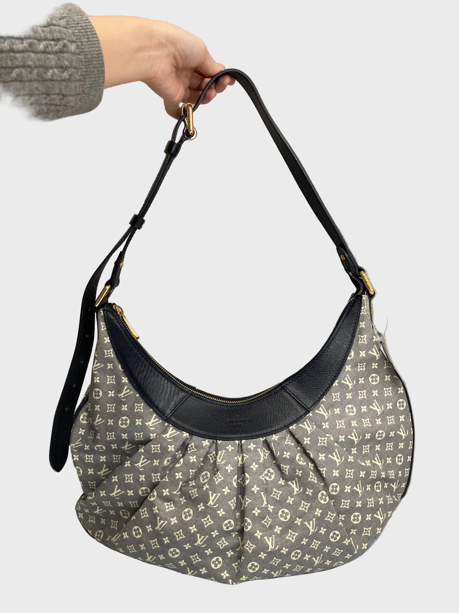 Louis Vuitton Idylle MM Azul Marino y Gris