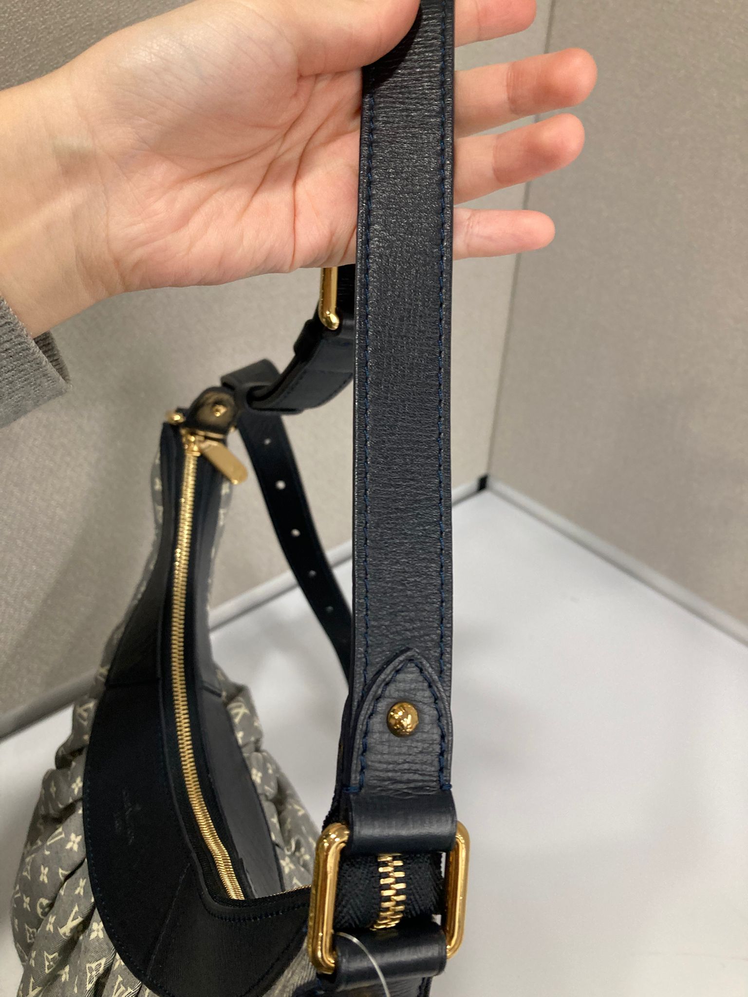 Louis Vuitton Idylle MM Azul Marino y Gris