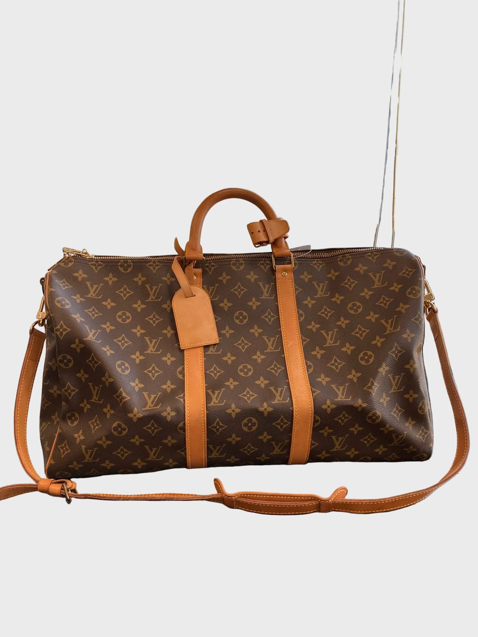 Louis Vuitton Keepall 50 bandolera canvas monogram