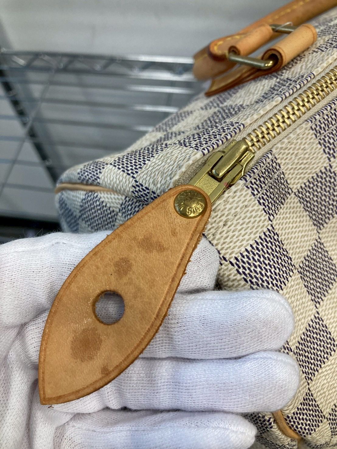 Louis Vuitton Speedy 30 Damier Azur