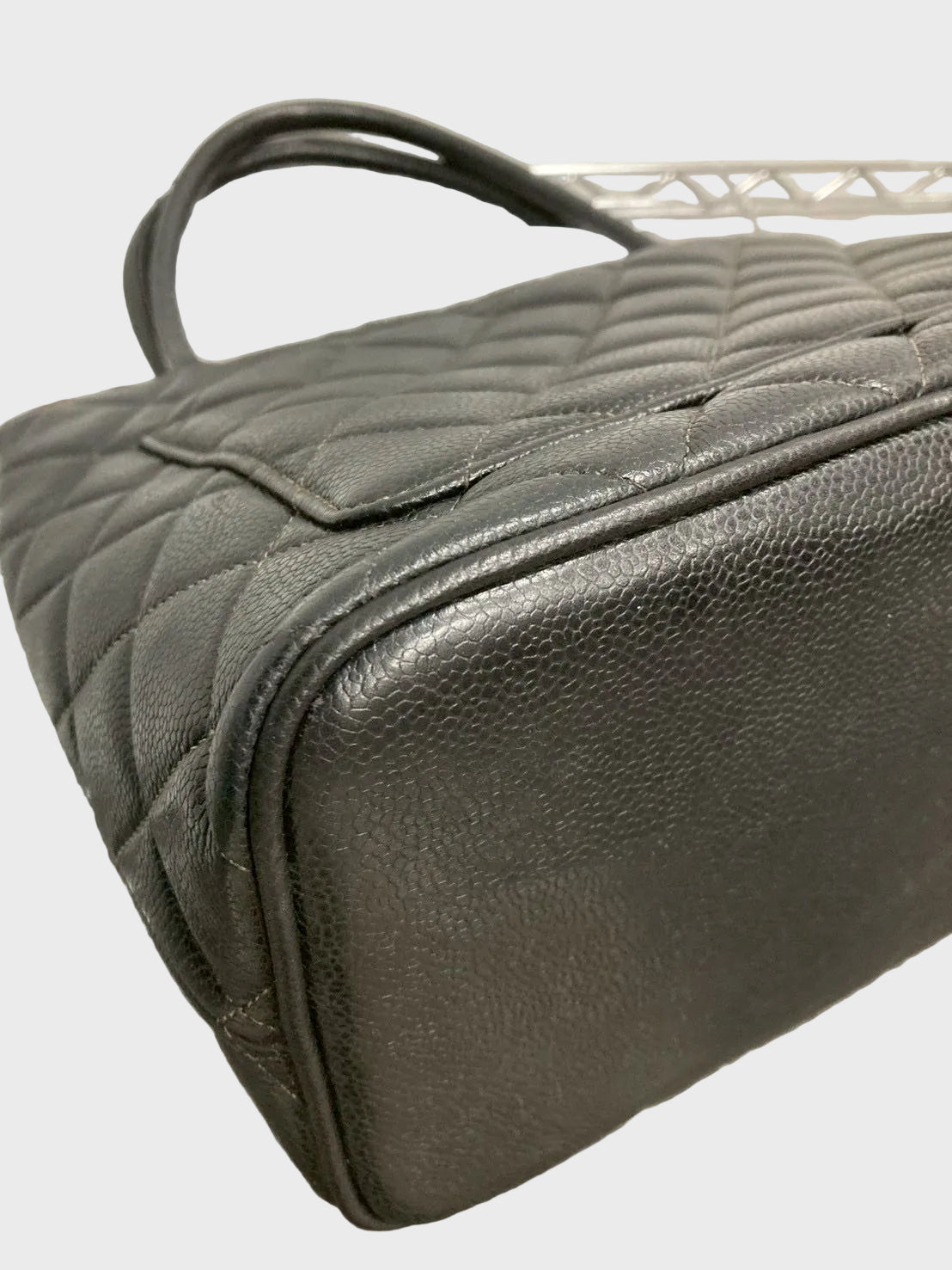 Chanel Medallion Tote Negro Caviar vintage serie 5