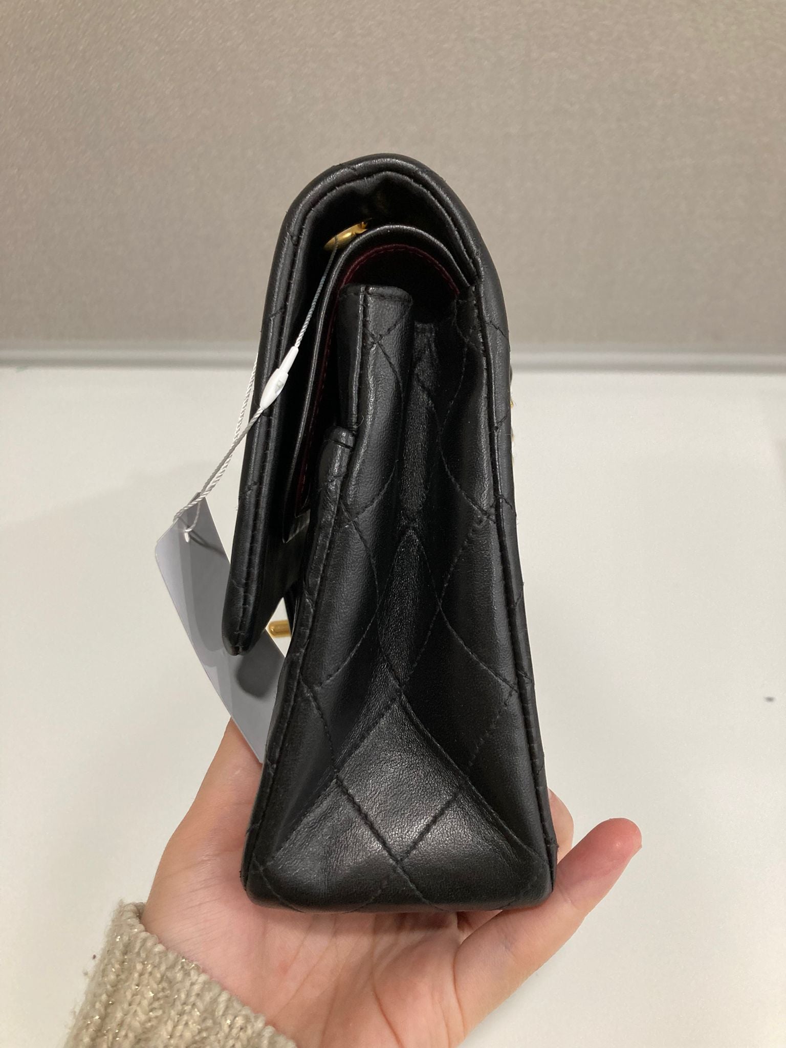 Chanel timeless 25 doble solapa negro