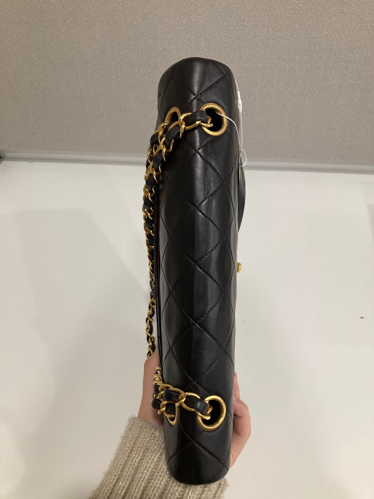 Chanel timeless 25 doble solapa negro