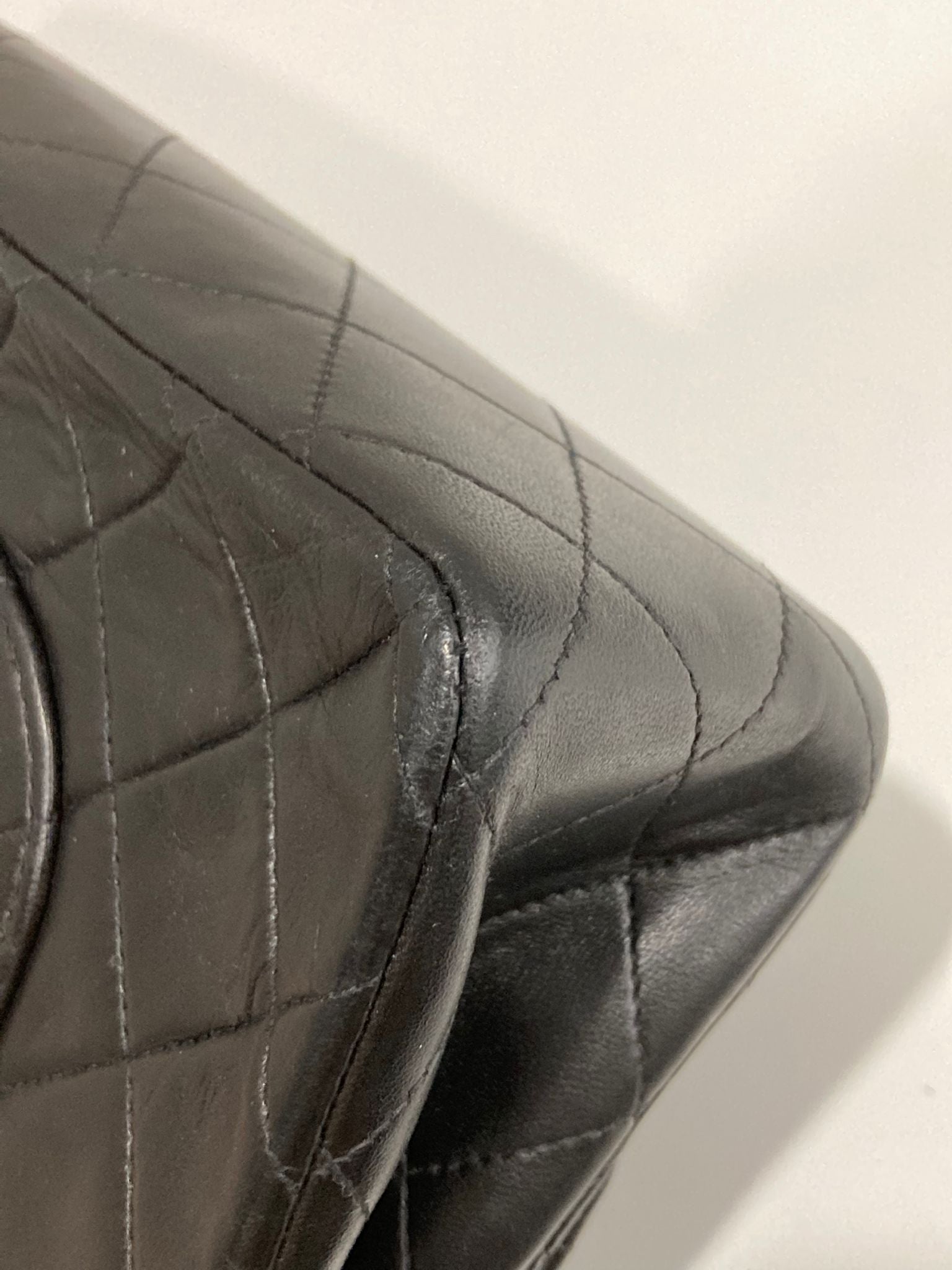 Chanel timeless 25 doble solapa negro