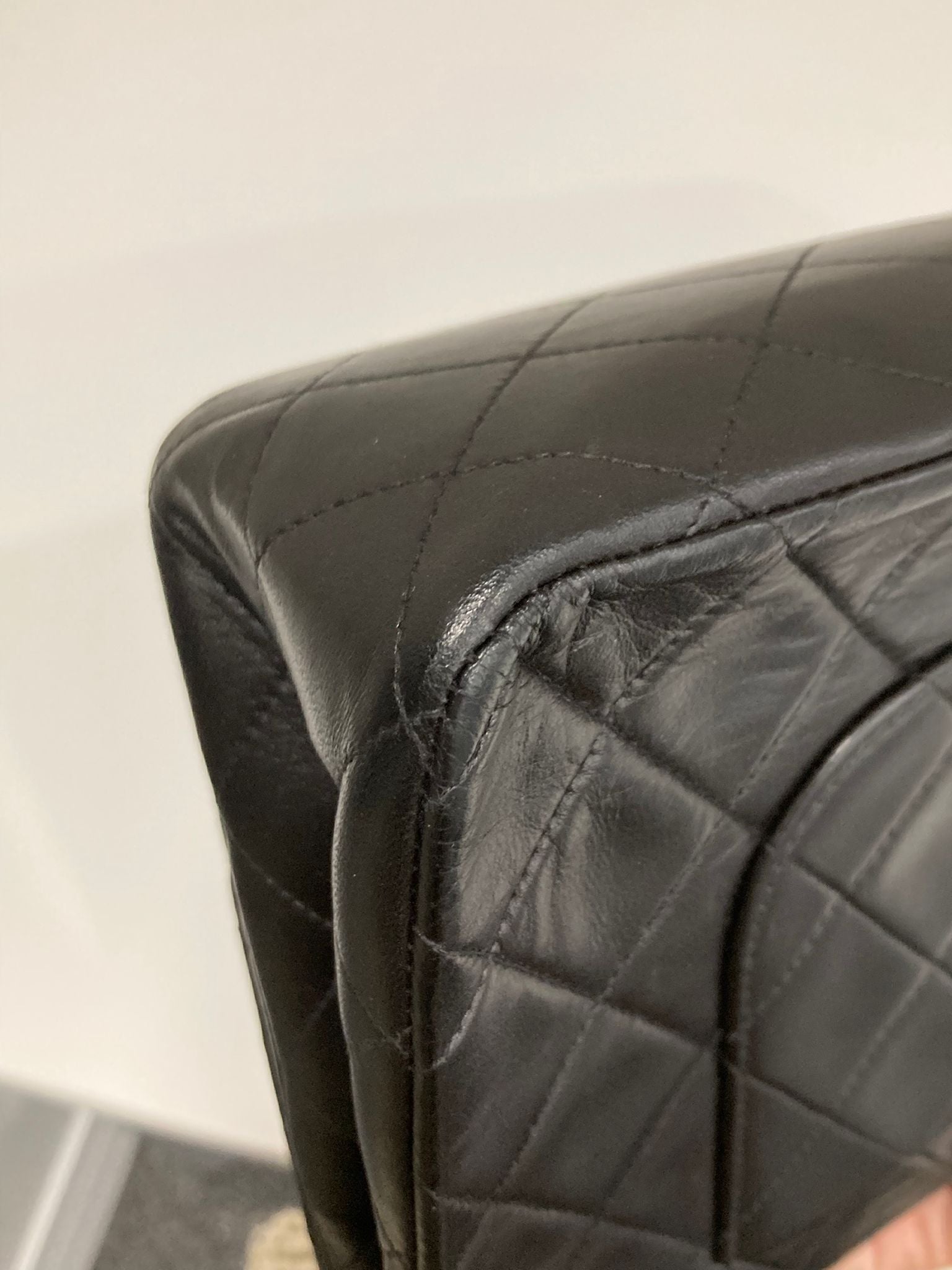 Chanel timeless 25 doble solapa negro