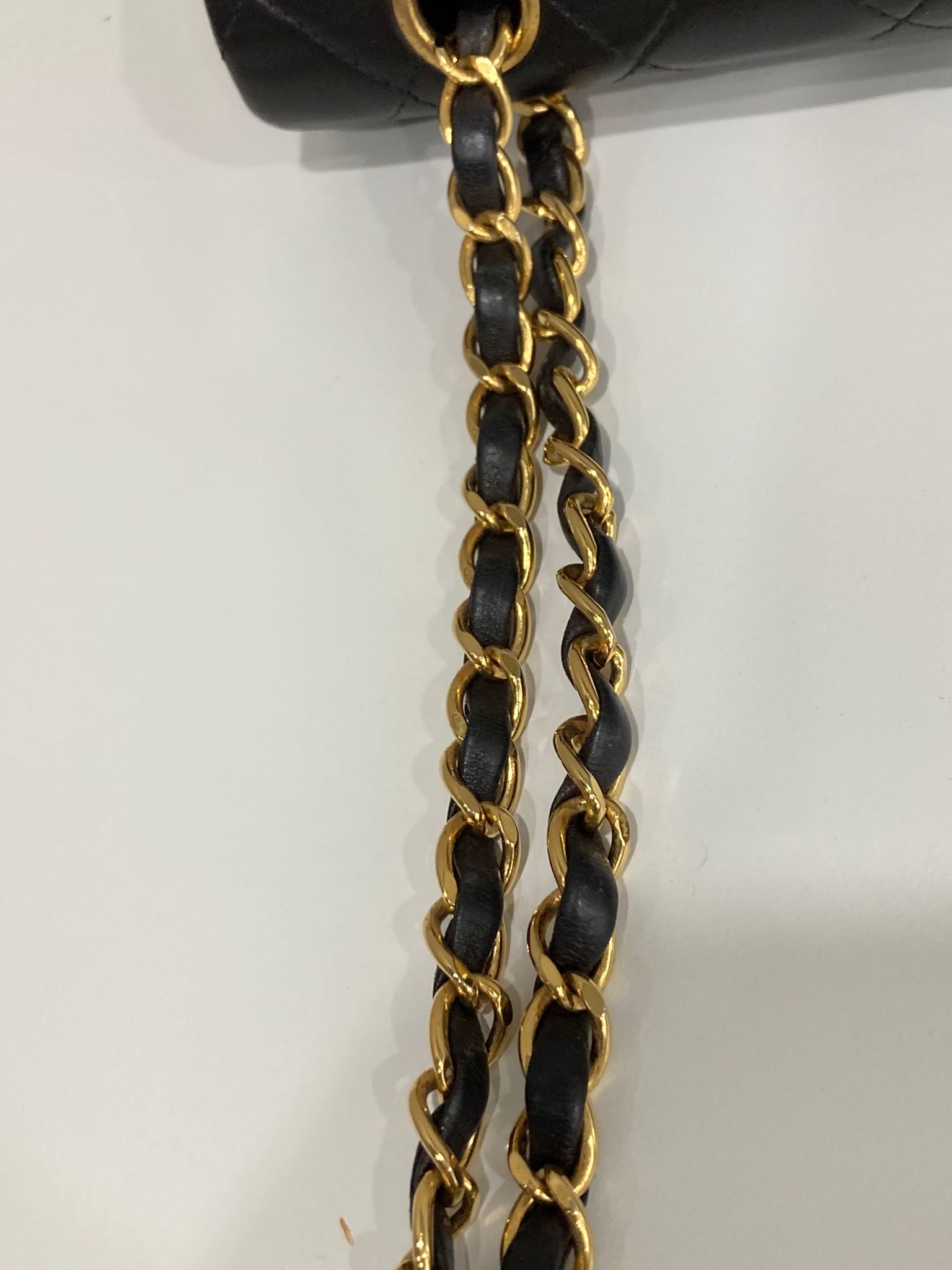 Chanel timeless 25 doble solapa negro