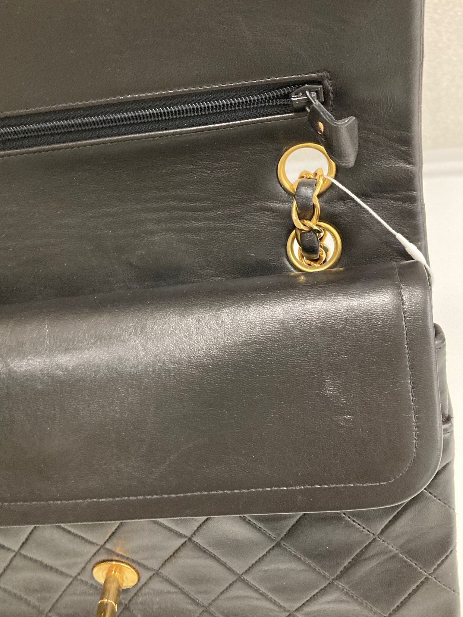 Chanel timeless 25 doble solapa negro