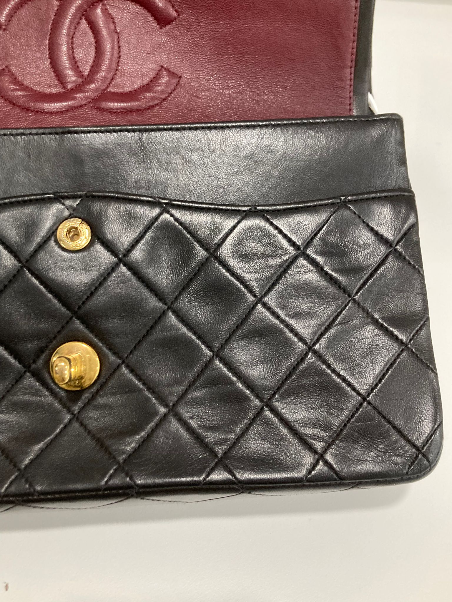 Chanel timeless 25 doble solapa negro