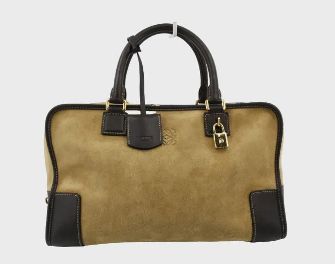 Loewe Amazona 35 ante oro marrón
