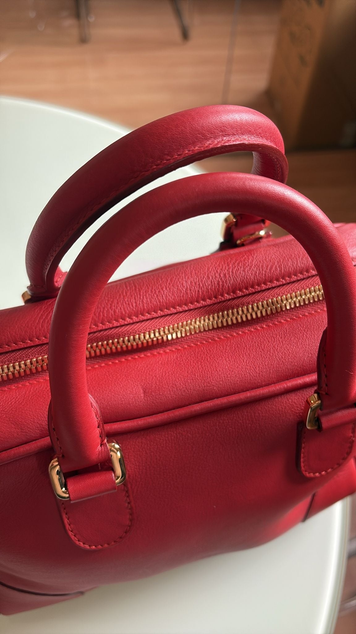 Loewe amazona 75 bandolera rojo