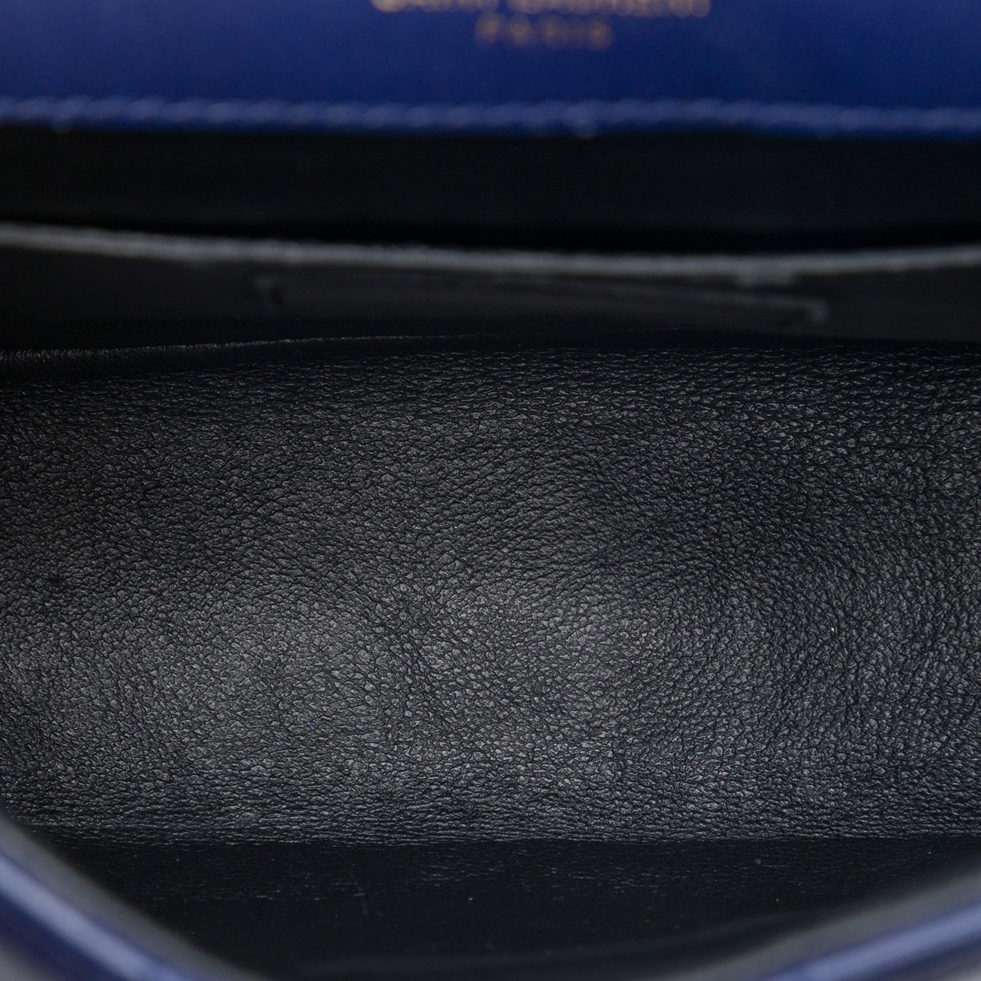 Saint Laurent Vicky Small Crossbody Piel Cordero Azul