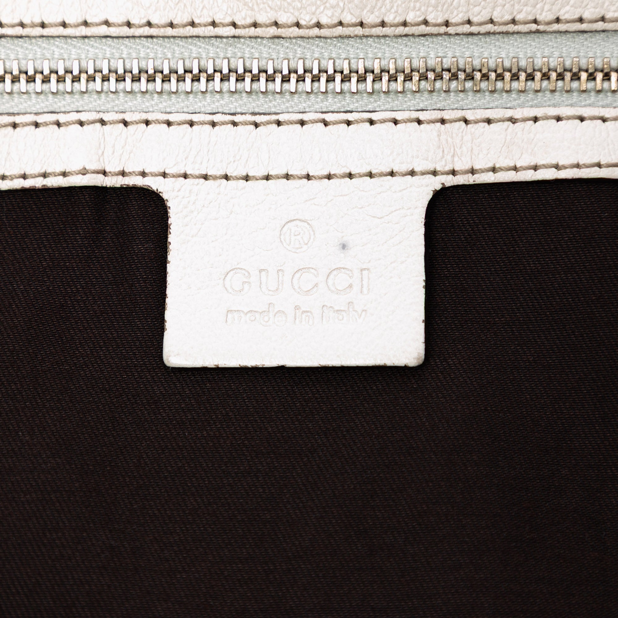 Gucci GG Canvas Horsebit Pelham Shoulder Bag | White
